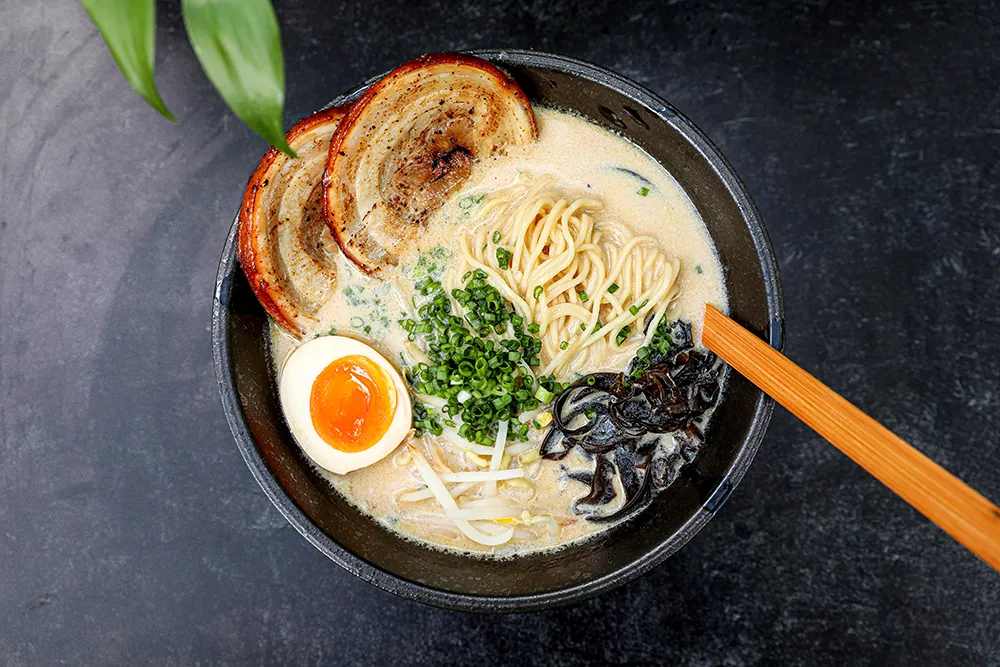 Présentation de cuisine japonaise