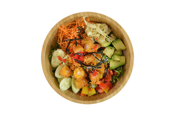 Poké Crevette Tempura